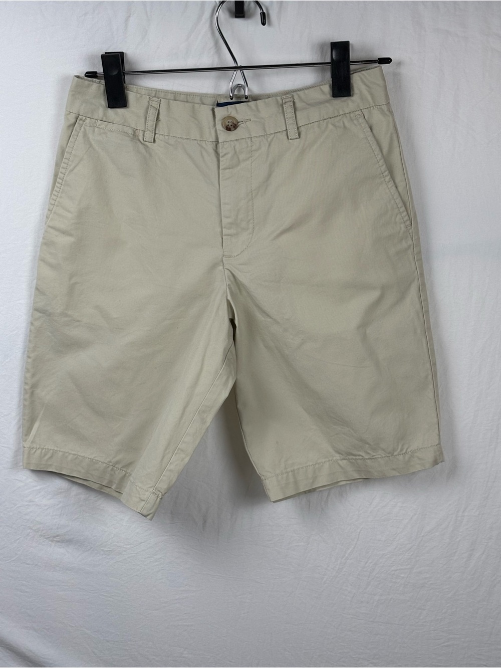 Polo by Ralph Lauren boys 14 Beige Flat-Front Chino Shorts